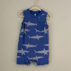 Tea Collection Shark Romper
